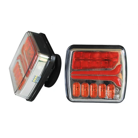 Un kit de feux arrière à led magnétiques, dans sa mallette